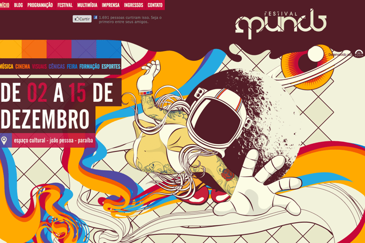 Festival Mundo 2011 website preview